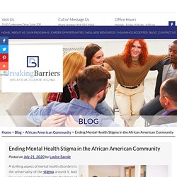 Ending Mental Health Stigma in the African American Community