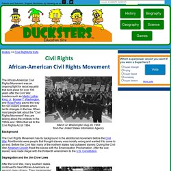 African-American Civil Rights Movement