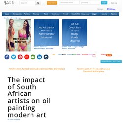 The impact of South African artists on oil painting modern art