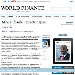 African banking sector goes mobile