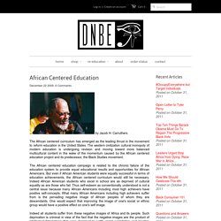 African Centered Education – DNBE