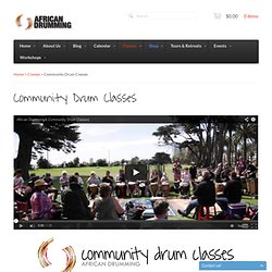 African Drum Classes Melbourne