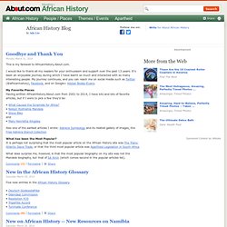 Explore the History of Africa Blog