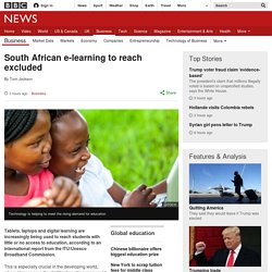 South African e-learning to reach excluded