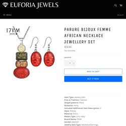 Parure Bijoux Femme African Necklace Jewellery Set