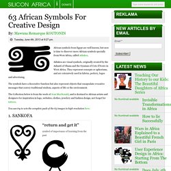 63 African Symbols For Creative Design