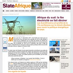 Afrique du sud: la fée électricité se fait désirer