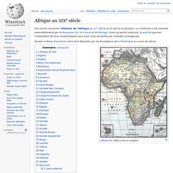 Afrique au XIXe siècle