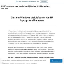 Gids om Windows afsluitfouten van HP laptops te elimineren – HP Klantenservice Nederland