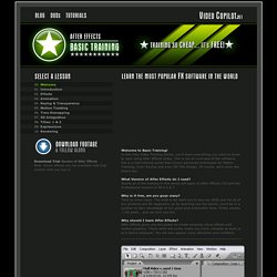 After Effects Basic Training