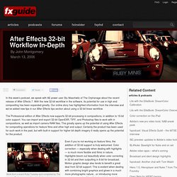 After Effects 32-bit Workflow In-Depth
