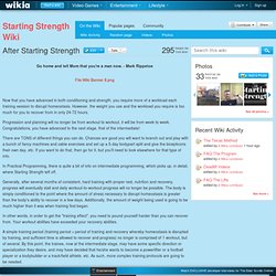 After Starting Strength - Starting Strength Wiki