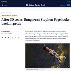 After 30 years, Bangarra's Stephen Page looks back in pride