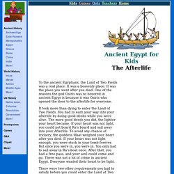 The Afterlife - Ancient Egypt for Kids