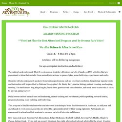Afterschool care program MD