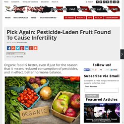 Pick Again: Pesticide-Laden Fruit Found To Cause Infertility