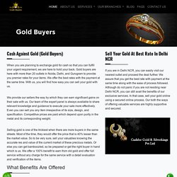Cash For Gold - Where and How to Sell Gold Jewelry - Gold Buyers