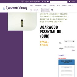 Agarwood Essential Oil - Oudh oil by Essential Oil Wizardry
