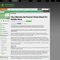 Pepe Agell's Blog - The Ultimate Ad Format Cheat Sheet for Mobile Devs