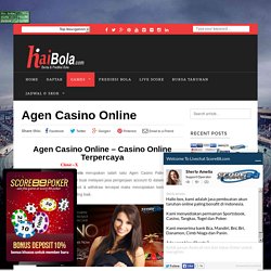 Agen Casino Online - Casino Online Terpercaya