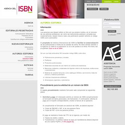 Agencia del ISBN
