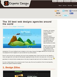 The 30 best web designs agencies around the world