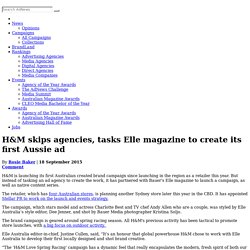 H&M skips agencies, tasks Elle magazine to create its first Aussie ad