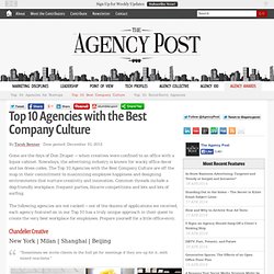 Top 10 Agencies with the Best Company Culture