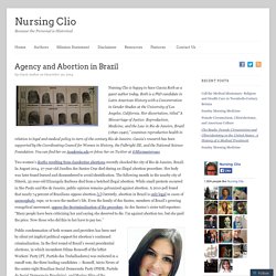 Agency and Abortion in Brazil
