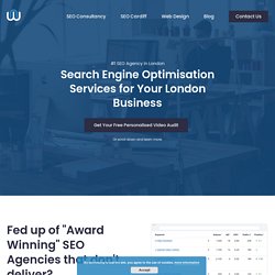 SEO Agency London - Organic SEO Services (Get Your Free Video Audit)