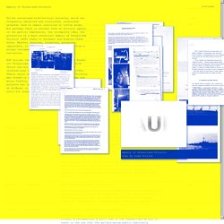 Agency of Unrealized Projects