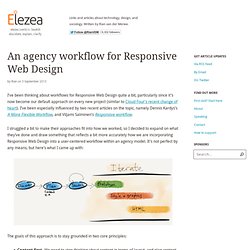 An agency workflow for Responsive Web Design