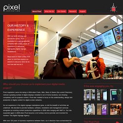History and Experience From Trusted Digital Signage AgencyPixel Inspiration