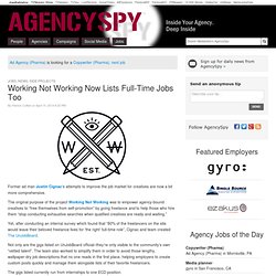 AgencySpy - Inside Your Agency. Deep Inside