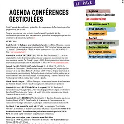 Agenda Conférences Gesticulées