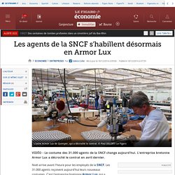Les agents de la SNCF s'habillent désormais en Armor Lux