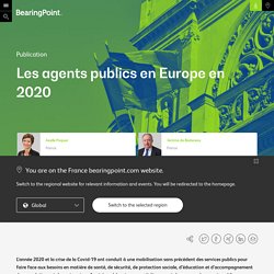 Olivier - Les agents publics en Europe en 2020