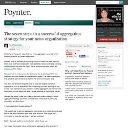 The seven steps to a successful aggregation strategy for your news organization