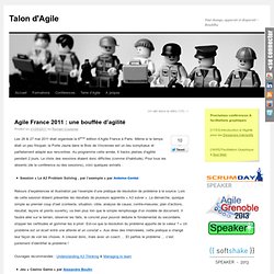 Agile France 2011 : une bouffée d’agilité