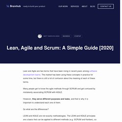 Lean, Agile And Scrum: A Simple Guide [2020]