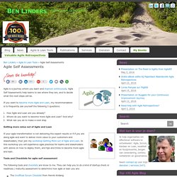 Agile Self Assessments - Ben Linders