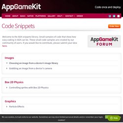 AGK App Game Kit