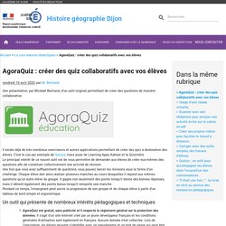 AgoraQuiz : créer des quiz collaboratifs avec vos élèves