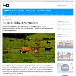 EU einigt sich auf Agrarreform