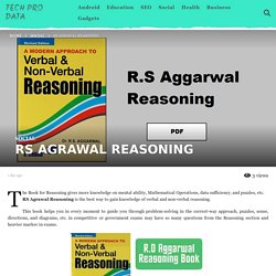 RS AGRAWAL REASONING - Tech Pro Data