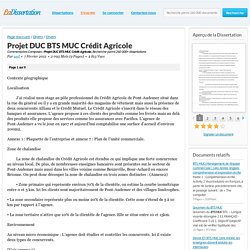 Projet DUC BTS MUC Crédit Agricole - Commentaires Composés - uscl