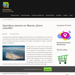 Agricultura intensiva en Almería: ¿futuro sostenible? - EsDeRaíz