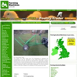 ATV Bale Trailer For Sale - Used and New Agricultural Machinery and Equipment With Free Advertising on Farming Machines UK