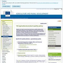 EU agricultural product quality policy - Agriculture and rural development