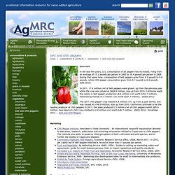 Agricultural Marketing Resource Center - Bell and Chili Peppers